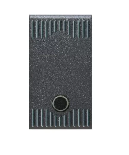 AVE 45305 Pulsante Noir S45, colore nero, 1P 10A 1 modulo