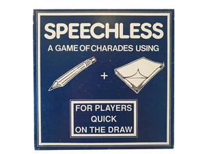 Speechless Board Game Using Pen and Paper Vintage Family Games Fun Sketching - Picture 1 of 8