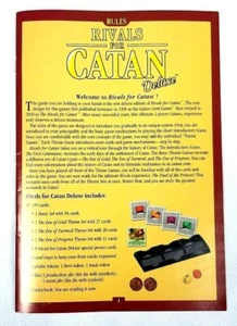 RIVALS FOR CATAN DELUXE Original Game Instruction Manual 2016 - Picture 1 of 3