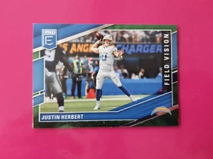2022 Panini Donruss Elite Field Vision FV2 Justin Herbert Los Angeles Chargers - Bild 1 von 2