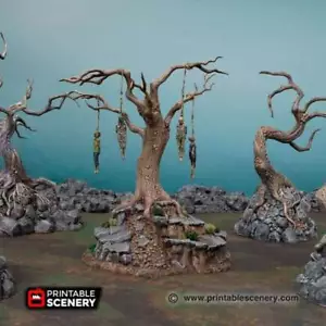 Hangman's Tree - Shadowfey Wilds 20mm 28mm 32mm 37mm Wargaming Terrain D&D DnD - Picture 1 of 6