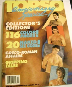 "TORSO" ANNIVERSARY SPECIAL COLLECTOR'S EDITION, JULY 1988 IN NEAR MINT COND. - Picture 1 of 15