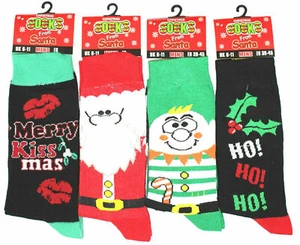Lote de calcetines de novedad de Navidad para hombre damas niño muñeco de nieve calidad premium - Imagen 1 de 3