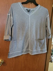 Robert Louis Long Sleeve Shirt Gray Size M - Picture 1 of 5