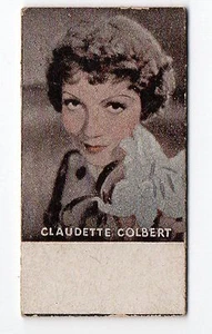 Spanish Weighing Weight Machine Card Photomaton US Actress Claudette Colbert - Picture 1 of 2