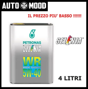 OLIO MOTORE SELENIA WR 5W40 DIESEL 4 LT LITRI ORIGINALE FIAT ALFA ROMEO LANCIA - Foto 1 di 2