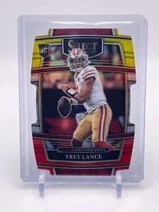 2020-2021 Panini Select #45 Trey Lance Prizm Die Cut Rookie RC! - Picture 1 of 2
