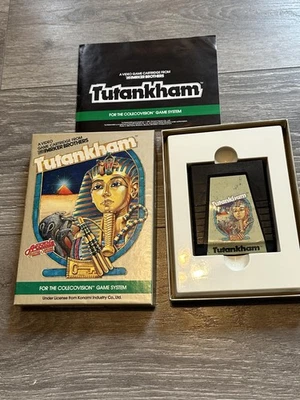 Vintage Tutankham Video Game ColecoVision 1983 Parker Brothers CIB Manual Arcade - Image 1 of 4
