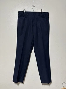 Pantalones Levis Action Slacks Sta Press para hombre 36x31 azul regular calce recto - Imagen 1 de 7