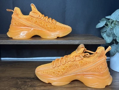 Zapato Steve Madden Naranja SM NY90 Máxima Max108S1 Mujer’s Talla 7.5m  Foto 1 de 4