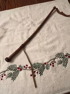 Vintage englische Jagdpeitsche aufwendiges Lederdesign WOW! - Bild 1 von 6