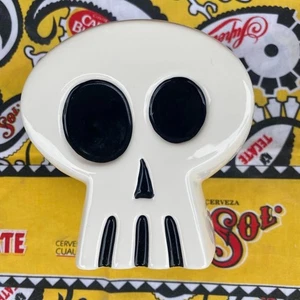 Tiki Collectibles by SHAG Sparschwein Totenköpfe weiß schwarz Josh Agle Art 257177G - Bild 1 von 4