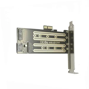 M.2 NGFF SATA NVMe SSD SSD Tarjeta Adaptador Tecla B Interfaz de Disco Duro a PCIE X1 - Imagen 1 de 5