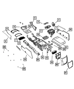 Genuine Mopar W Type Clip 68092697AA - Picture 1 of 11