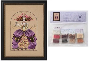 Mirabilia THE EMPRESS CHART+EMBELLISHMENT PACK-Counted Cross Stitch Pattern - Picture 1 of 3