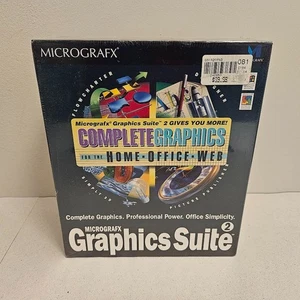 Vintage 1997 Micrografx Complete Graphics Suite 2 CD-ROM Windows 95 NEW Sealed - Picture 1 of 5