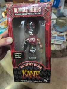 KANE Rumble Heads WWF WWE Wrestling Series 1 Bobbleheads Collectors Edition IB - Picture 1 of 8