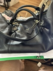 Borsa a mano Coach New York nera F33806 - Foto 1 di 6