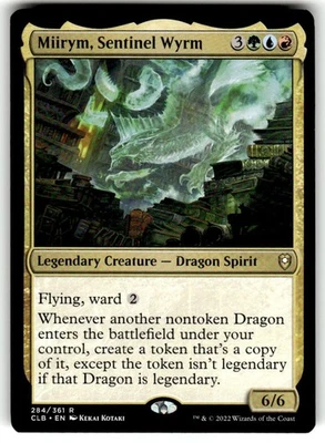 Miirym, Sentinel Wyrm Commander Legends: Battle for Baldur's Gate Regular MTG - Image 1 of 2