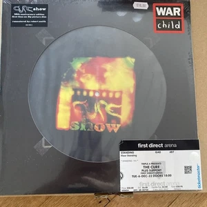 The CURE LP Show VINYL double PICTURE DISC 30th Anniversary & LEEDS ticket stub - Picture 1 of 3