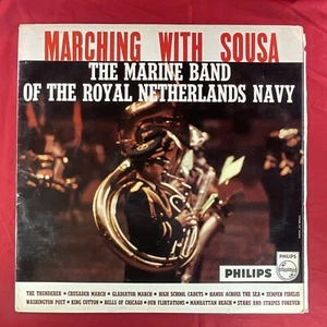 The Marine Band Of The Royal Netherlands Navy Marching With Sousa LN3650 VG - Picture 1 of 6
