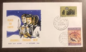 AUSTRALIA SC#422 RARE DUAL FDC WITH VATICAN CITY SC#458 UNKNOWN CACHET FDC - Picture 1 of 1