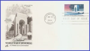 USA4 #3862 U/A ARTCRAFT FDC   National WWII Memorial - Picture 1 of 1
