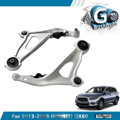 Brazos de control inferiores delanteros 2 piezas con rótulas para Infiniti JX35 2022 QX60 2013-19 Foto 1 de 4