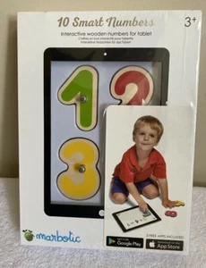 Marbotic 10 Smart Numbers -Interactive Wooden Numbers for Tablet Educational Toy - Picture 1 of 7