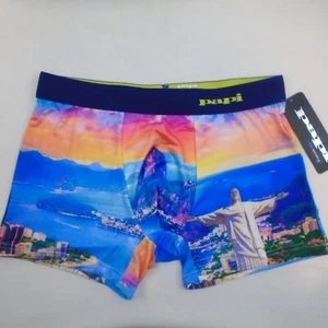 PAPI BRAZIL GRAPHIC MODERN STRETCH TRUNK UNDERWEAR ALL SIZES NWT $30 FREE S&H iO - Picture 1 of 4