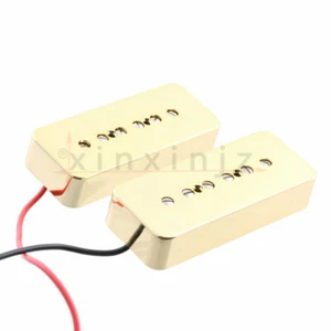 Gold Soap Bar Humbucker pickups For LP P90 Electric Guitar - Picture 1 of 5