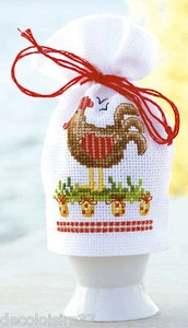Vervaco 0144487 Cache Oeuf Poule de Pâques Broderie Point de Croix Compté - Imagen 1 de 1