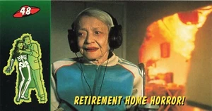 Mars Attacks! Topps Widevision # 48 1996 retiro casa terror - Imagen 1 de 2
