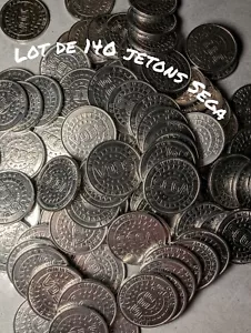 Lot De 140 Medal jetons Token Sega pour Coin Pusher, borne Arcade Astro City NAC - Photo 1/1