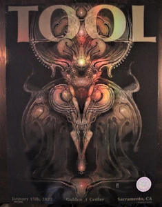 Tool Konzert Poster 15.01.2022 Sacramento ca. - Bild 1 von 2