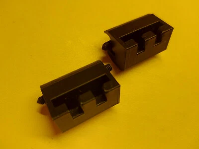 2x KIT REPAIR DUST COVER HINGE HINGES REALISTIC LAB-390 LAB390 - REINFORCED - Image 1 of 4