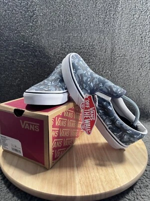 Vans Classic Slip-On Azul Camuflaje Tiburón 721454 Juniors Talla 7 Foto 1 de 4