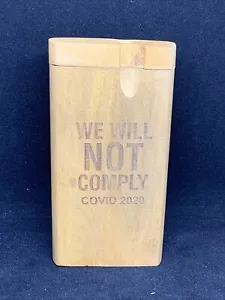 ONE HITTER BOWL FLOWER USA PIPA SMOKE BOX SET TOBACCO 4" WE WILL NOT COMPLY 2020 - Picture 1 of 12