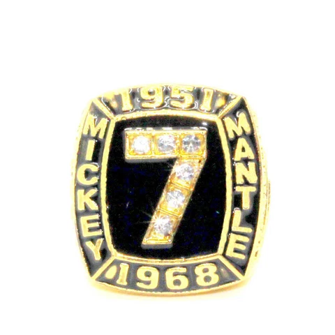 Ring of 1951/1968 Mickey Mantle #7 (536 Home Runs) World series championship Cover