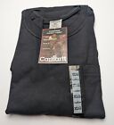 Carhartt Signature Original Fit Front Pocket Black Long Sleeve Work Shirt XL