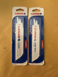 4 LAME ALTERNATE LENOX 6110 R LAZER, 6"LUNGHE 10t Spessore Metallo Seghetto - Foto 1 di 1