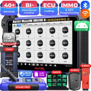 2025 Autel MaxiIM IM608 PRO II Kits IMMO Key Programming Diagnostic Scanner Tool - Picture 1 of 19