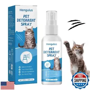 Cat Deterrent Spray, Safe Cat Spray Deterrent Outdoor and Indoor, Natural Ing - Picture 1 of 5