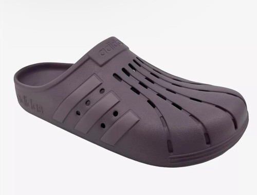 Zoccoli Adidas Adilette viola nuovi uomo slip on slide così 13 etichette sandali scarpe piscina