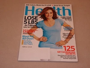 MARISKA HARGITAY * BLAST FAT ALL OVER * BLOAT OR CANCER May 2010 HEALTH MAGAZINE - Imagen 1 de 4