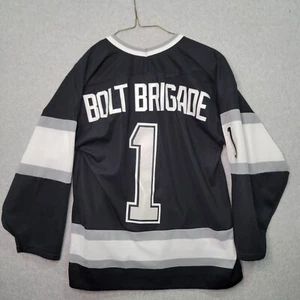 Tampa Bay Lightning Bolts #1 CCM Vintage Hockey Jersey Mens Size M White Black - Picture 1 of 5