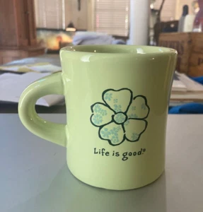 Green "Life Is Good"Coffee Cup/Mug.....Excellent Condition - Picture 1 of 4