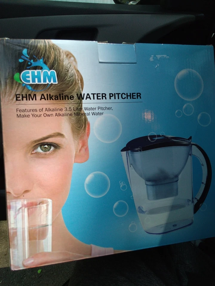 new in box EHM ULTRA Alkaline Water Pitcher & Ionizer 3.5L  Pure Healthy Water - Image 1 of 3
