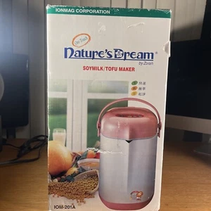 Soylove/ Natures Dream Tofu, Soy, Soymilk, Tea, Maker Vegetarian IOM-201A Pink - Picture 1 of 21