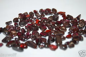 Granates cargados mini cristales caídos 1 oz curación con cristales metafísicos, Reiki, - Imagen 1 de 6